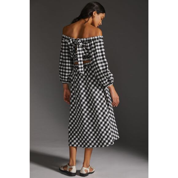 NWT Anthropologie Maeve Gingham Skirt Set - Small - Picture 4 of 7